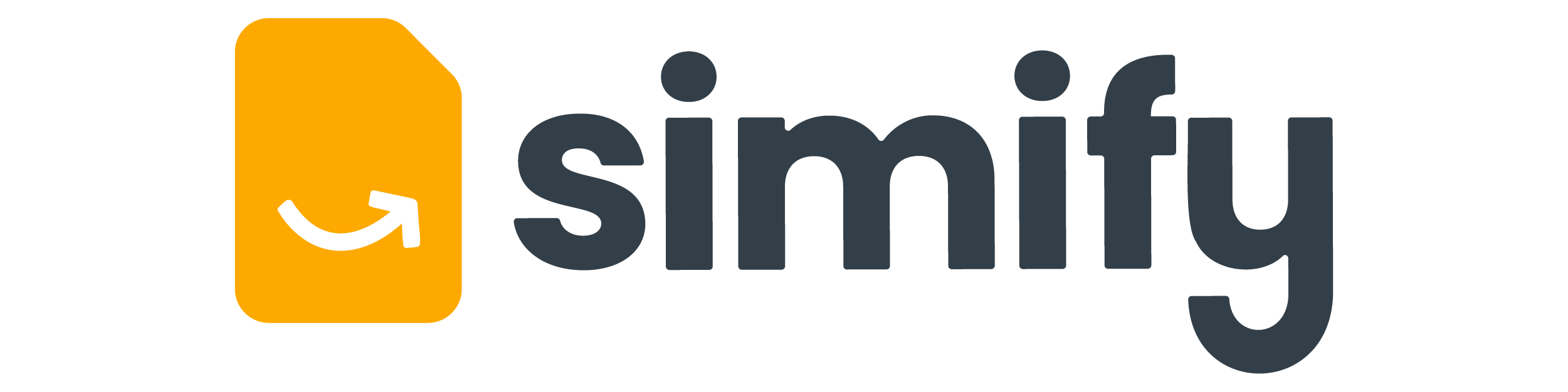 Horizontal logo on white