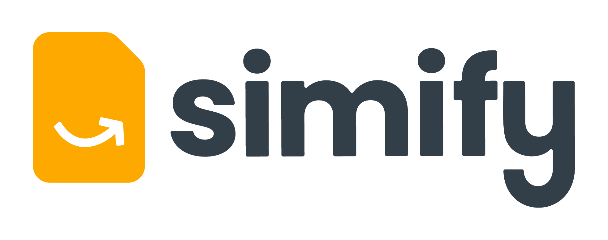 Horizontal logo, white with border